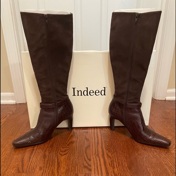 Indeed Exotic leather tall boot. NWT - Picture 2 of 4